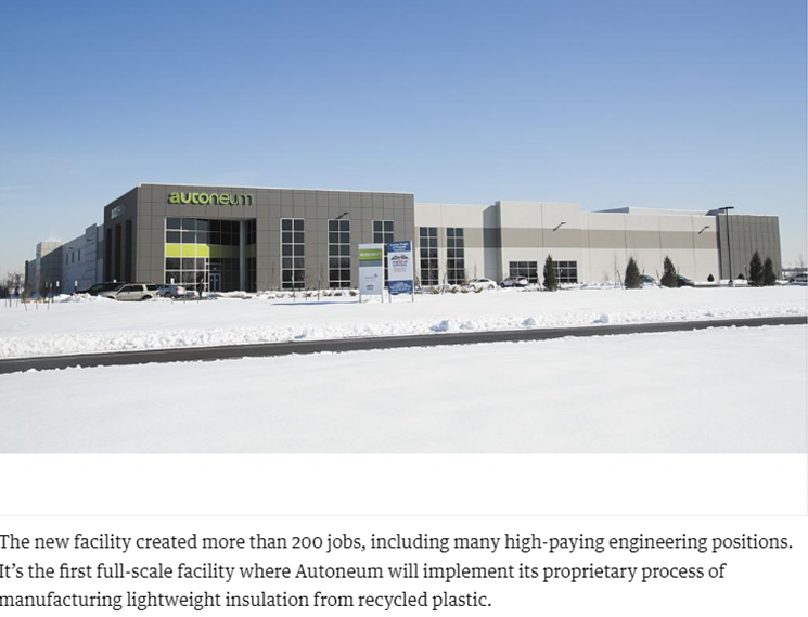 Crossdock Development Inc. coordinated the construction of a 310k sqft facility at River Ridge Commerce Center for Switzerland-based Autoneum.