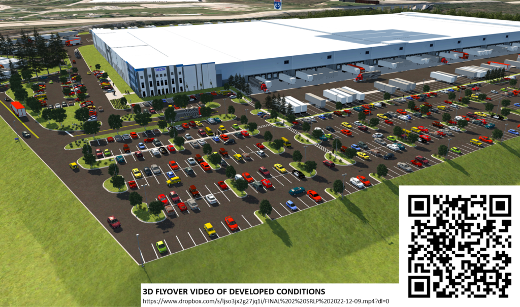 SALT RIVER LOGISTICS PARK - FLYOVER VIDEO, property is located along I-65 in Shepherdsville, KY at KY 480 exit and is coming soon Spring 2023.